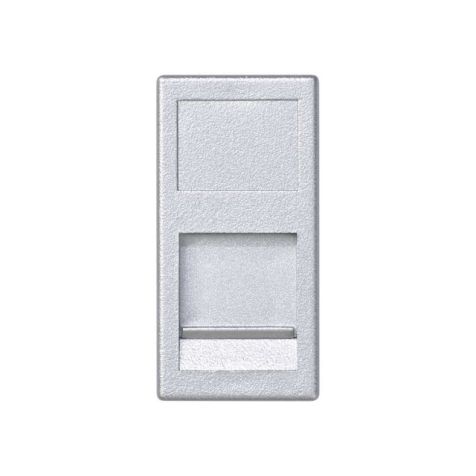 K45 Vlakke plaat VDM 1/2 met klep 1 x RJ45 RJ45 AMP, BRAND