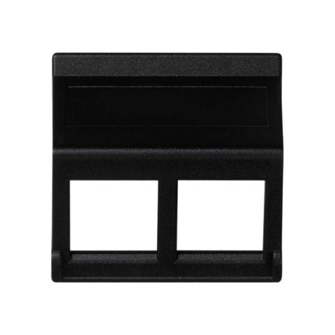 K45 Plaque VDM plate sans volet 2 x Modules MD - Gris graphi