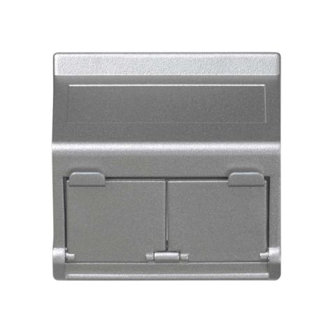 K45 Schuine plaat VDM met klep 2 x Modules MD - Aluminium