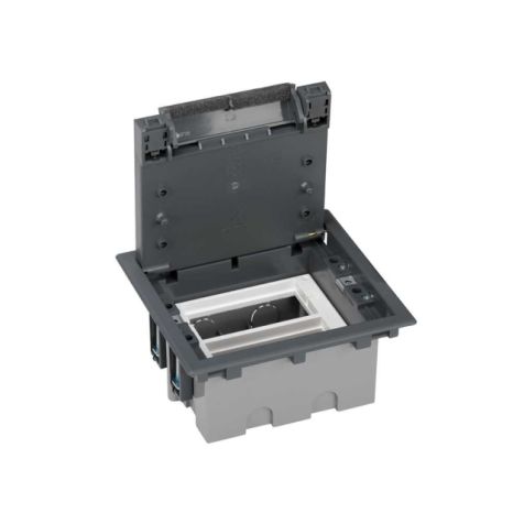 K45 vloerdoos 4xK45 90mm diep - grijs