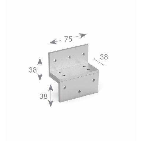 "Z" support naar binnen openen deur voor Basic Magnet MEX 70 