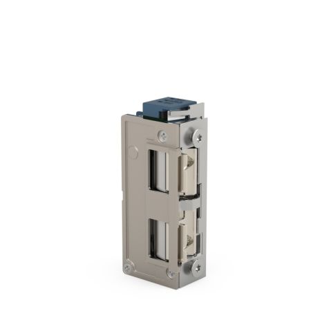 Serie 5U - Elektrisch deurslot standaard met microswitch (10-24V AC/DC- 12V DC 100%) met dagschootgeleider 