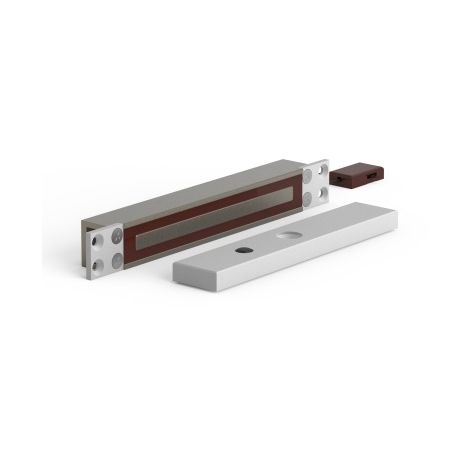 Serie ME - électro-aimant mini ME300 (305kg) encastré (12/24V DC) Reed + LED 