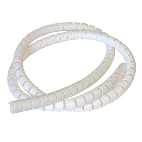 Kabelslang 20mm, rol 30m, wit