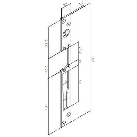 Plaque Avant(Face)Inox Long .68