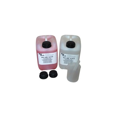 Ray-RTV 20K-R Caoutchouc en silicone bi-composant en pots de 20 kg, rose.