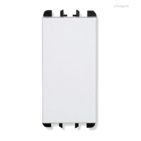 Wisselschakelaar 10A, 1 mod, wit