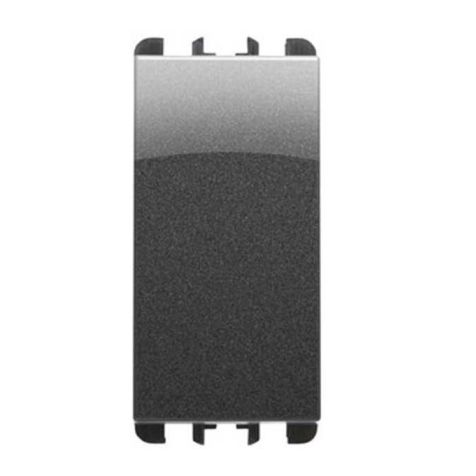 Unipolar schakelaar 10A, 1 mod, Dark Iron
