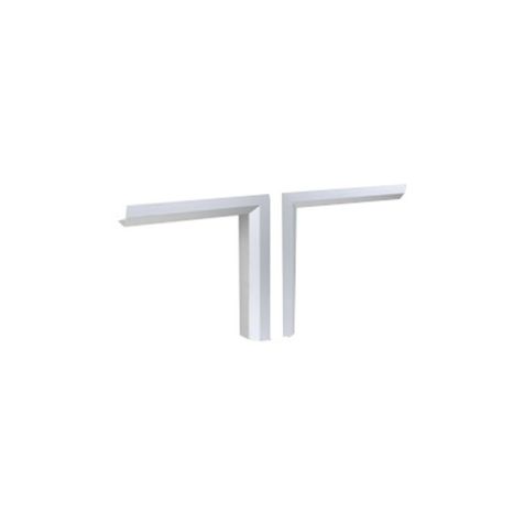 Aftakking in T-vorm voor goten Cablomax130x55 / 170x55 - Ge