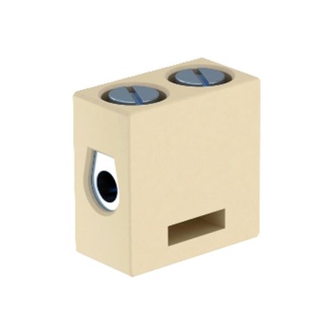 Barrette de connection porcelaine 1 Pôle 16mm²