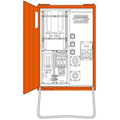 Anschlussverteiler 44 kVA