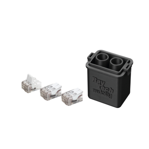 Ray Jolly- Connecteur gelbox avec 3 bornes à levier (2 x 2.5mm²), mulitpack (40pcs)