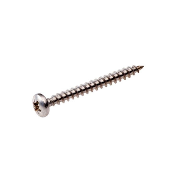 VIS A PANNEAUX AGGLOMERE EN INOX.CK.PZ.4.0x25