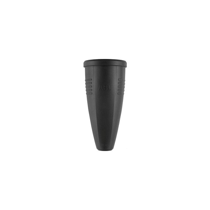 Original fiche femelle, caoutchouc(TPE), noir, sans couvercle, IP20