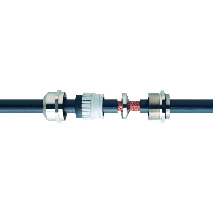 ESSKV 40 EMV-S - Presse-étoupe CEM en acier inoxydable M40