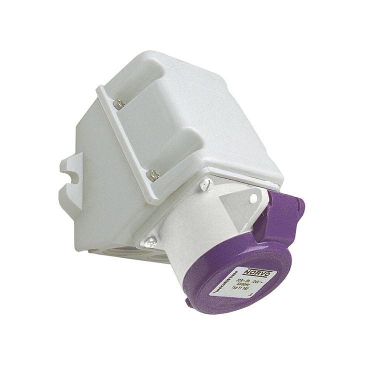 NORVO Wandsteckdose 32A 2P 24V 0h IP44