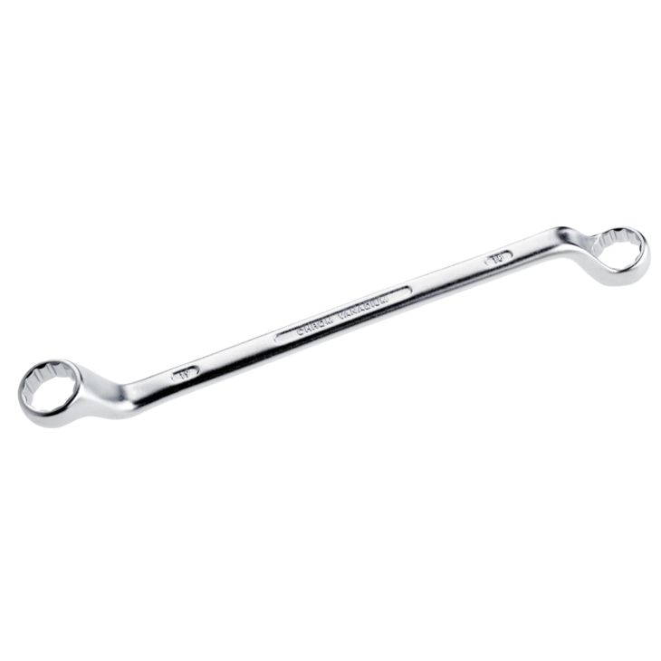 Gereedschap en beschermingsmateriaal - Cimco - Ringsleutel Diep Gebogen, 18mm x 19mm - 112352