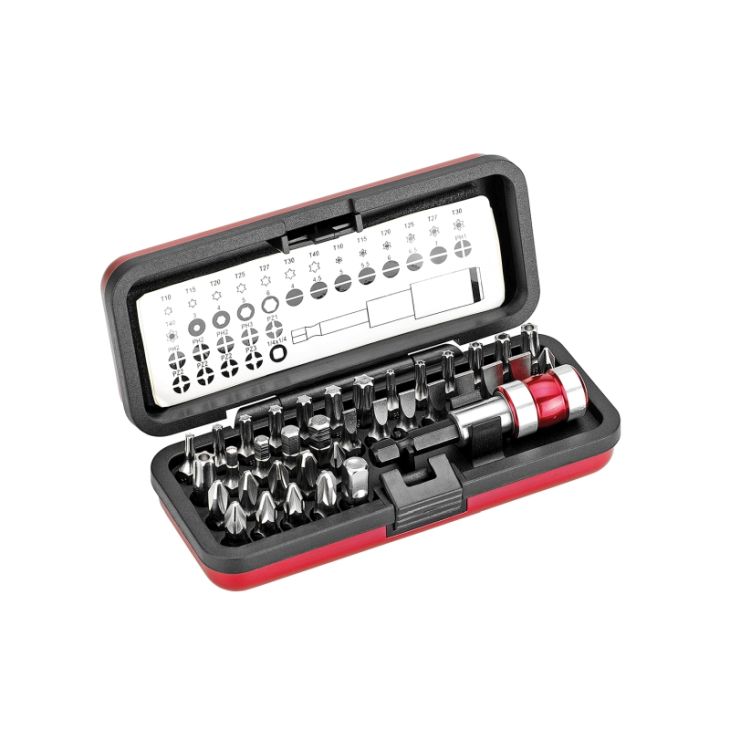 Bit Set in alumminium box, 37-delig