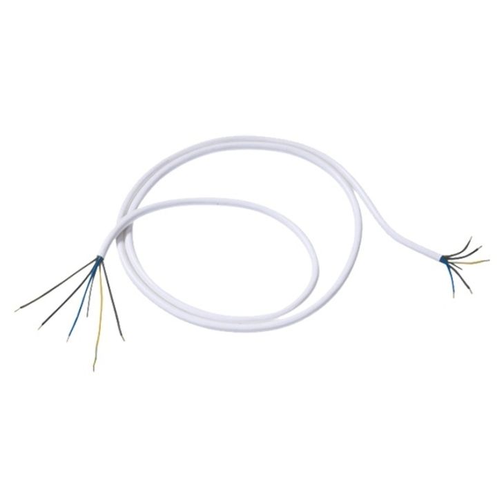 Câble de connexion H05VV-F 5G1,5 1,50m-blanc