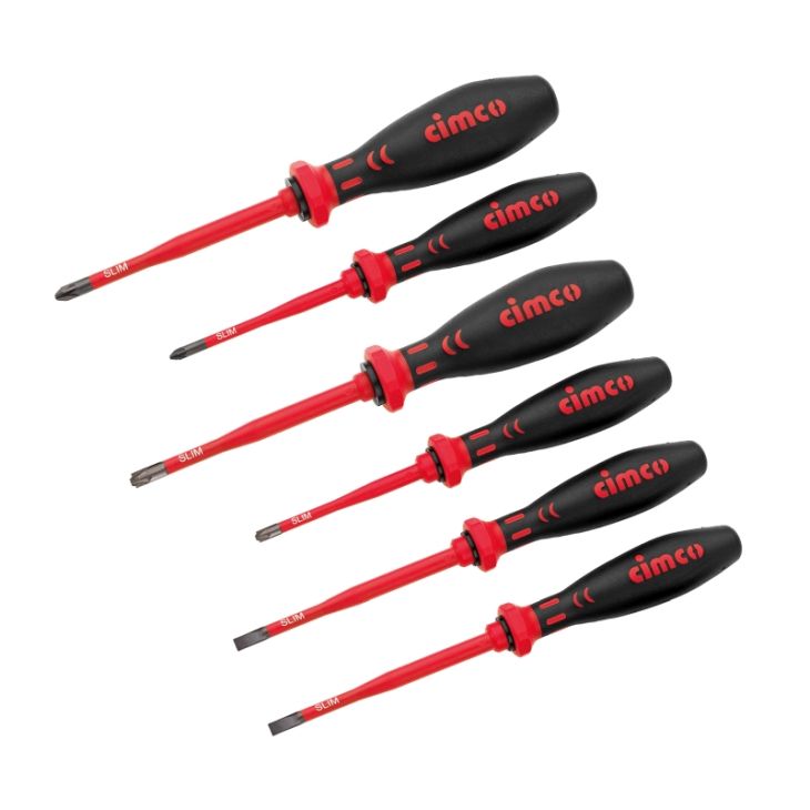 Schroevendraaier Set SLIM Sleuf en PH 1000V VDE, 5-delig