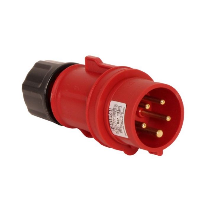 CEE Fiche Male 16A 5Pol 380V IP44 6h