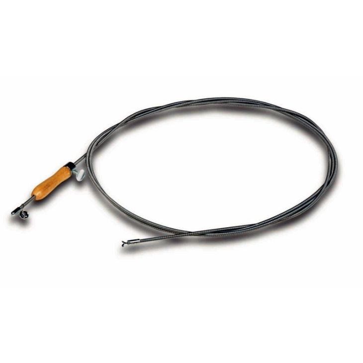 Buisreinigingsas, asdiameter 7 mm, klauwdiameter 17 mm, maat 10 m