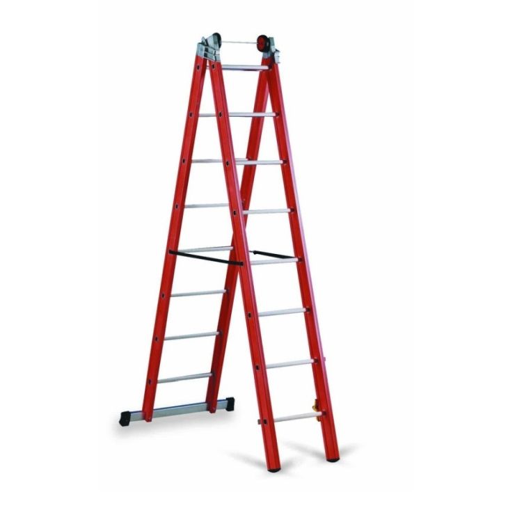 Ladder met 2x10 treden