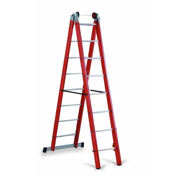 Ladder met 2x12 treden