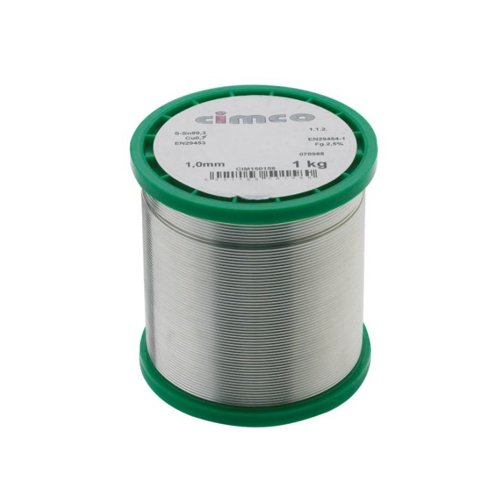 Soldeertin Loodvrij 2,0mm, 1000gr