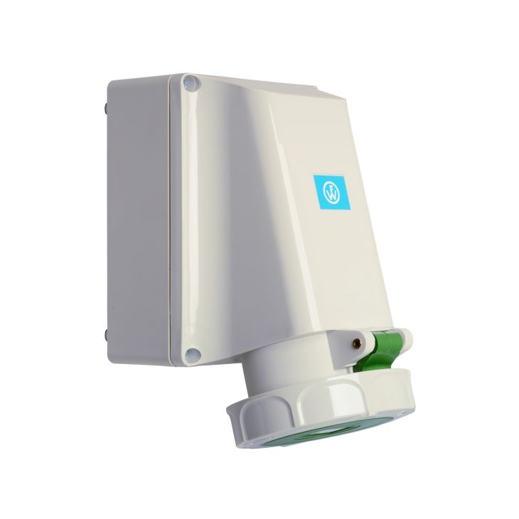 Wandsteckdose 63A 4P >50 500V
