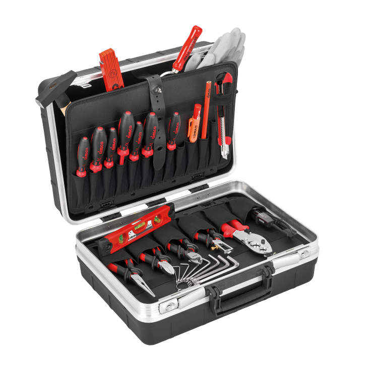 Coffre Electro Base complet, Belgique, 22 outils