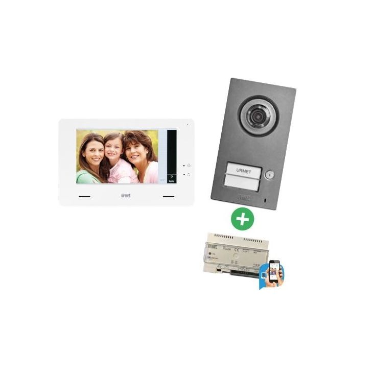 Mini Note Plus videofoonkit Mikra2 - 1 drukknop + monitor 7" + call me