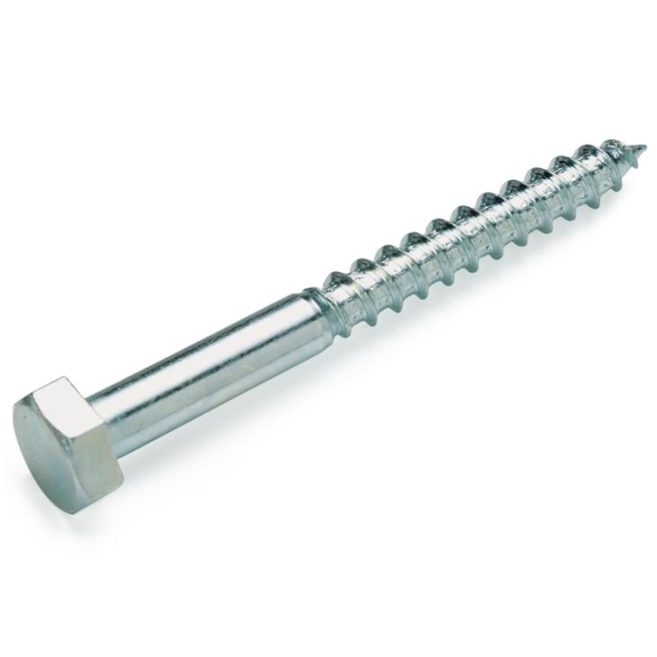 Installatiemateriaal - Cimco - Houtdraadbout, 6,0 x 60mm, SW10 - 190211
