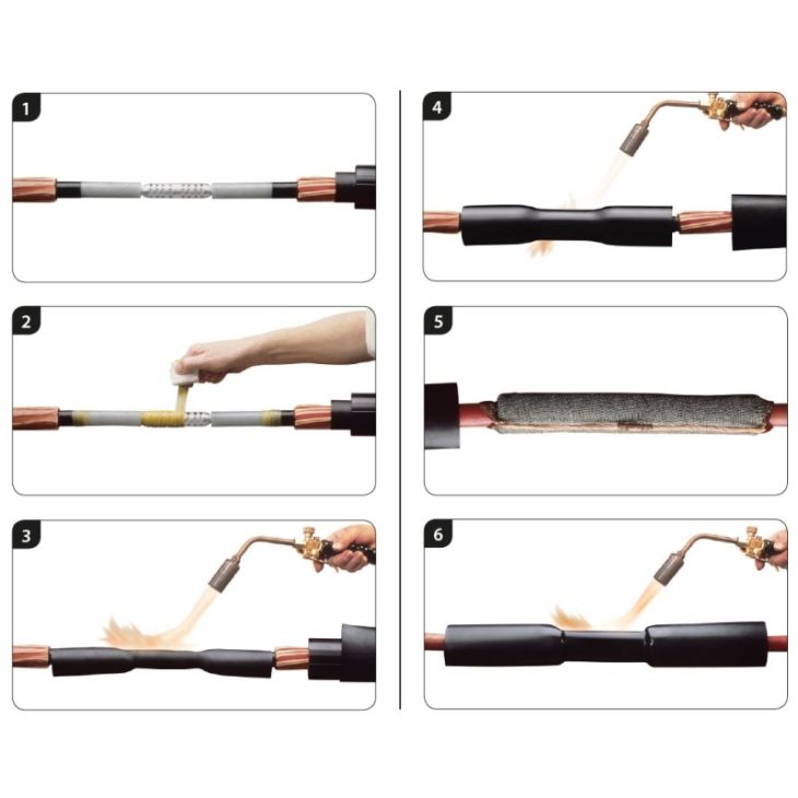 GHVE 20/25-1-T / transition joint for 1 core cables / Heat