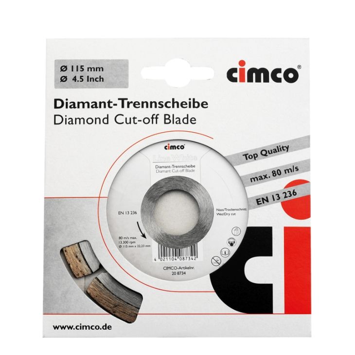 Diamantslijpschijven beton klinkers diameter 115