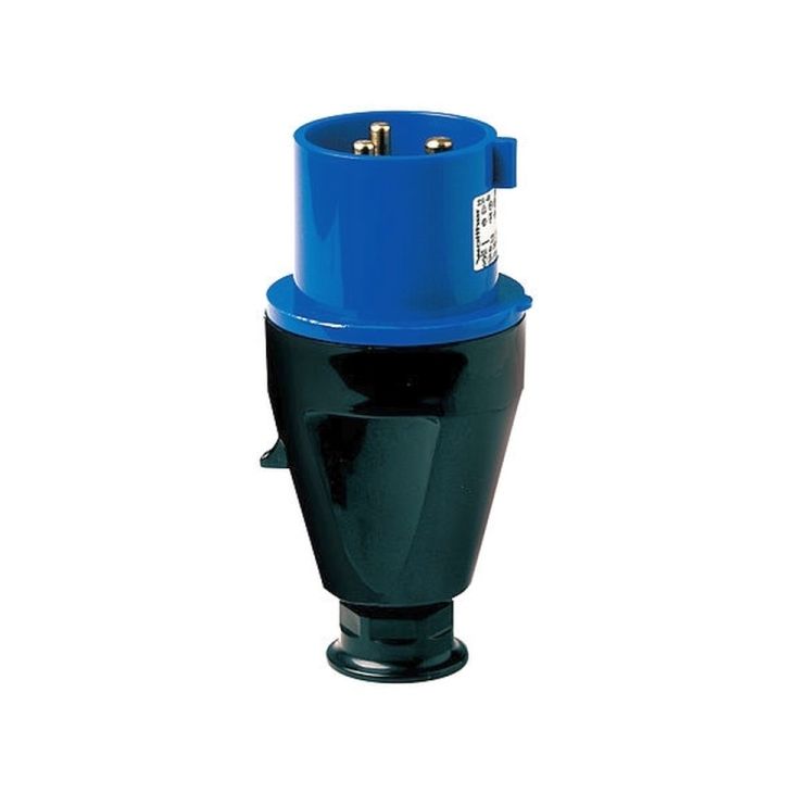 CEE FICHE 16A 3P 220V NOIR