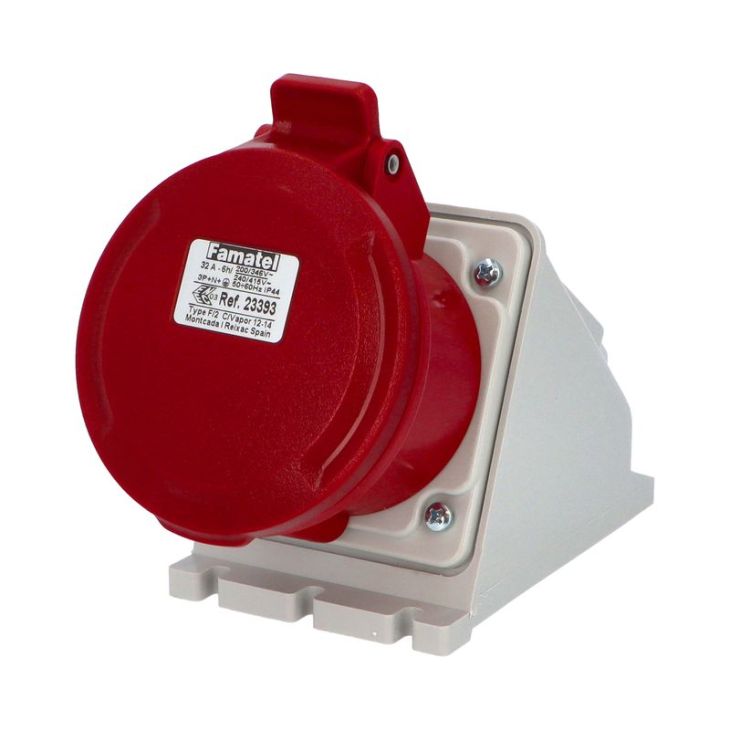 CEE Wandstopcontact 32A 5Pol 380V IP44 6h