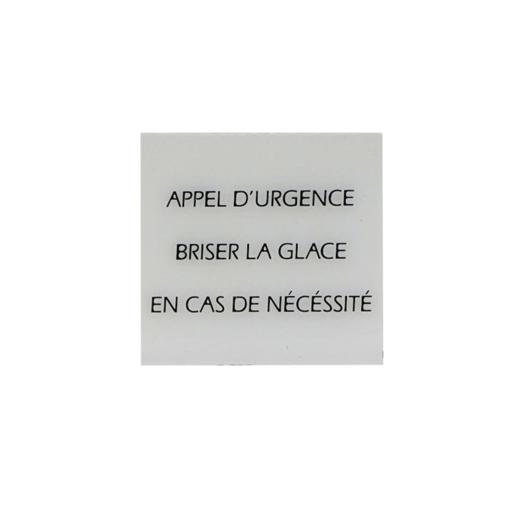 Boite de 10 glaces pour BGPH 3x60 APPEL D'URGENCE