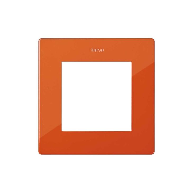 S24 Plaque de recouvrement simple, couleur: corail