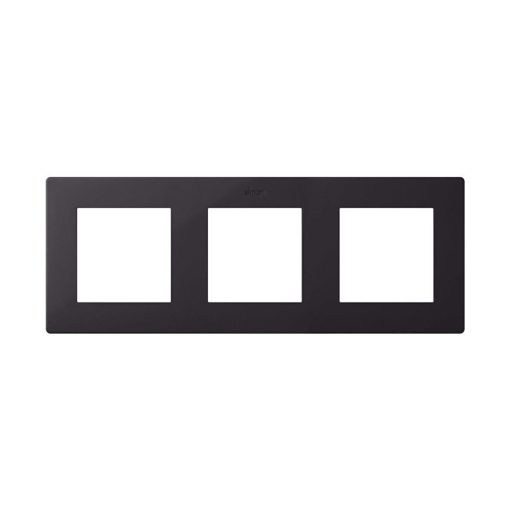 S24 Plaque de recouvrement triple, couleur: graphite