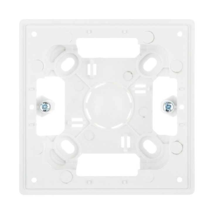 S24 Boîte apparent 1 module, dimensions : 85x85mm, couleur: blanc