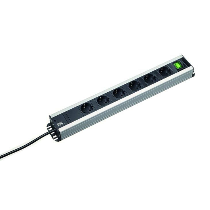 Craftsman Power Strip 6x Schuko 1x Courant de commutation 2m