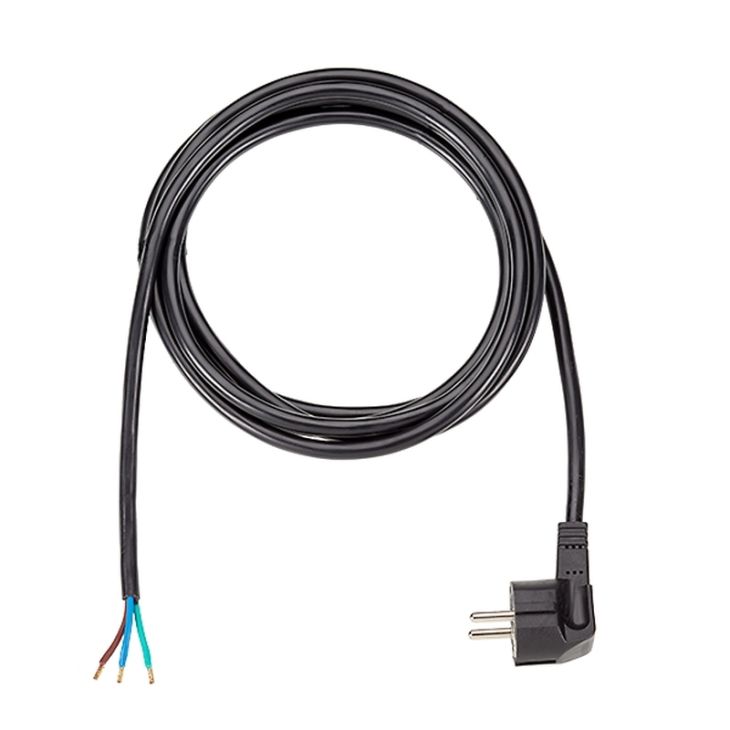 Cordon H05VV-F 3G1,5mm-Noir-2m