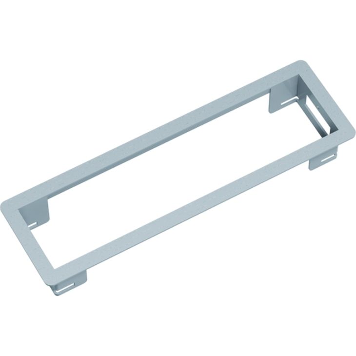 POWER FRAME cadre d'installation 3 modules gris argent (RAL9006)