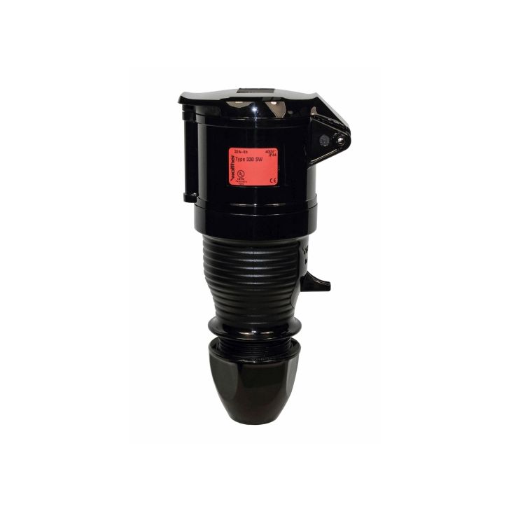 CEE Fiche femalle 32A 5P 380V NOIR
