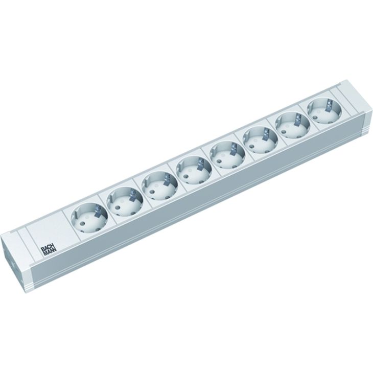 19 PVC 8x Schuko 2m