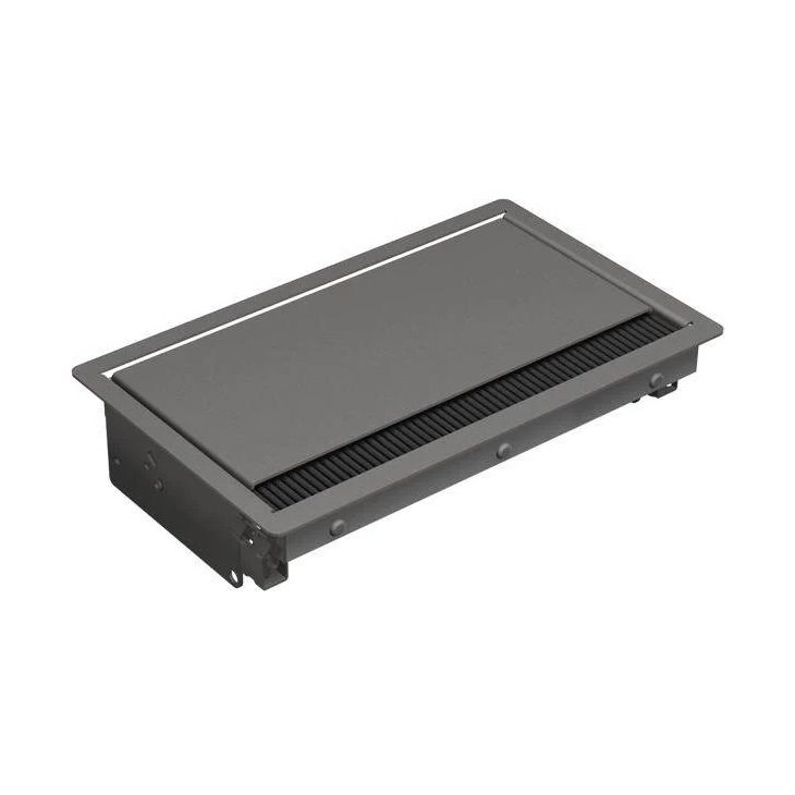 Kantoor elektrificatie en kabelmanagement - Bachmann - CONFERENCE Inbouwraam Kort RAL9006 - 338.0240