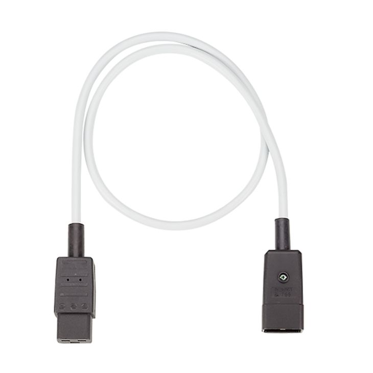 IEC Câbles de connexion H05VV-F 3G1,5mm² Gris, Longeur: 1,0m