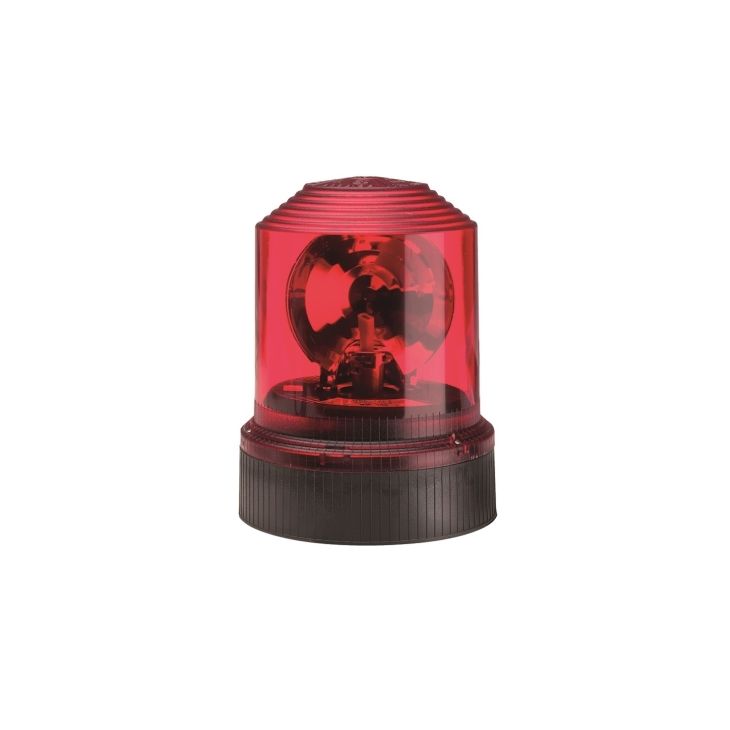 DSL 7302 Zwaailicht rood halogeen 12 V / 24 V DC (4,6 / 2,9 A) - 160 rpm