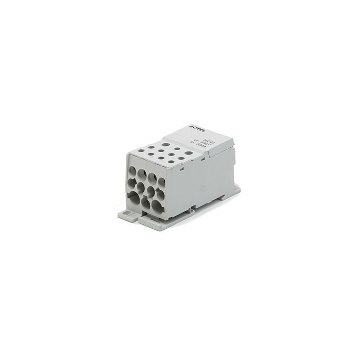 Répartieur, 3-pôles, 175A, 11 connections, gris